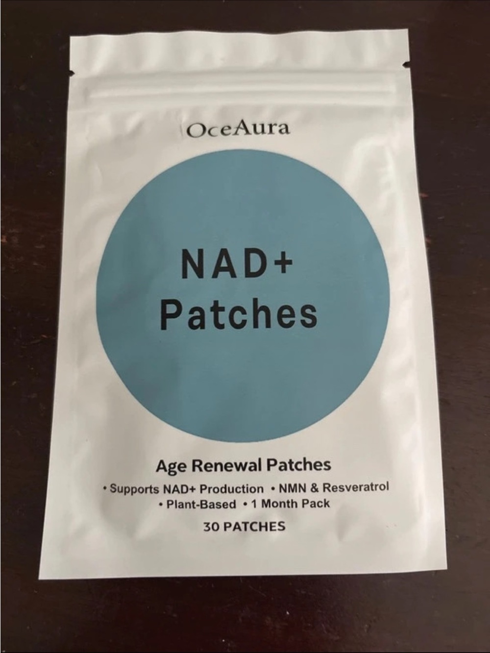Aura NAD+ Patches — Light Blue Circle Pack